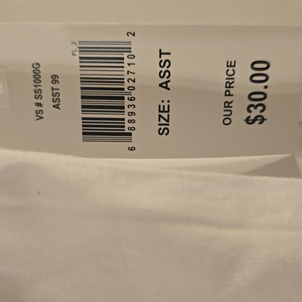 FSD GIRL'S MEDIUM SPARKLY WHITE TSHIRT - Picture 3 of 3